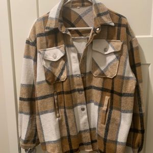 Plaid shacket